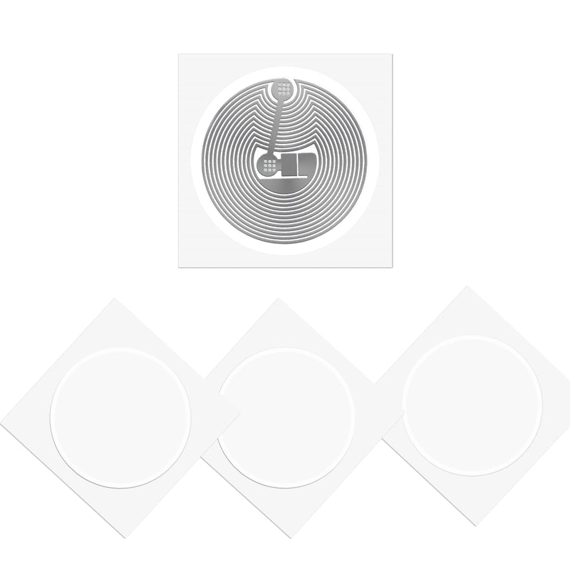 50 PCS BABIQT MIFARE Classic 1K Tags S50 RFID Stickers NFC Tags, Smart Mifafre Classic Tags ISO 14443A 13.56 MHz Mifare 1K Stickers MF1 Self-Adhesive 1 inch Round 50
