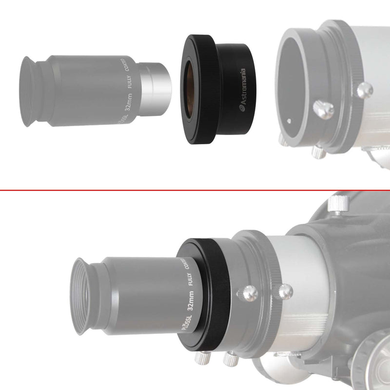 [AUSTRALIA] - Astromania 1.25" / 2" Twist-lock adapter - firmly and gently holds and centres your eyepieces 