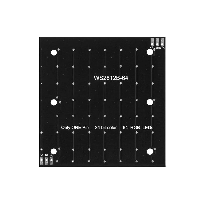 [AUSTRALIA] - GERUI Pack of 3 U 64 LED Matrix Panel CJMCU-8x8 Module WS2812 5050 RGB in Full Colour Driver Colour Light Development Board Compatible for Arduino and Raspberry 