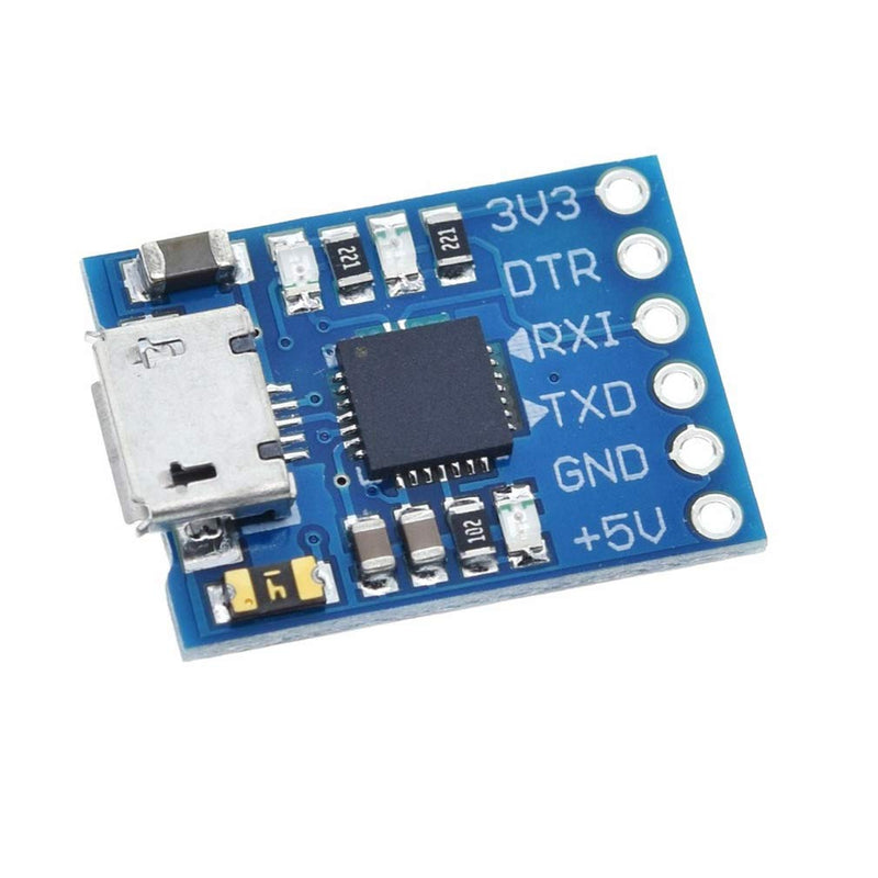 HiLetgo 2pcs CP2102 MICRO USB to UART TTL Module 6 Pin Serial Converter STC Replace FT232