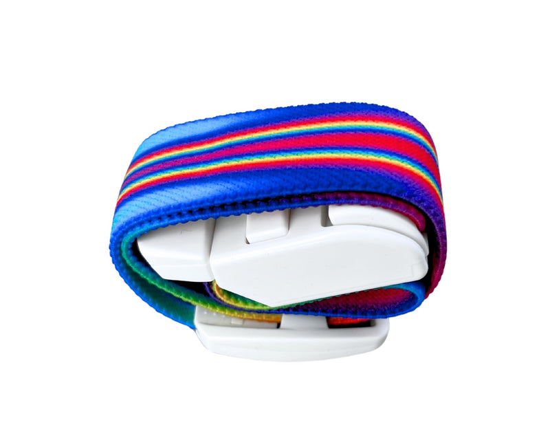 Rolseley Medical Tourniquet Compression Bandage with Abstract Multicolor V2 Pattern with ABS Plastic Buckle Latex Free Elastic Band Perfect for Doctors, Nurses and Paramedics