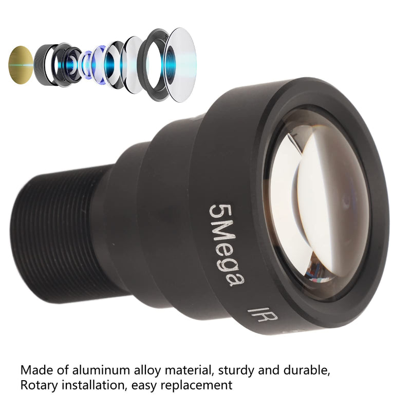 CCTV Board Lens HD Single Board Lens Swivel Installation M12 Interface 5MP Resolution for CCTV Security