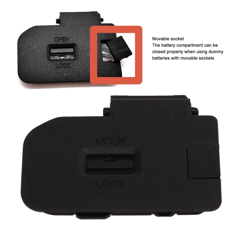Battery Door Cover for ILCE 7M4 A7R4 A7S3 FX3 A9M2 Camera, Battery Door Chamber Cover Lid Parts, Professional Digital Camera Repair Parts Battery Door with Movable Socket