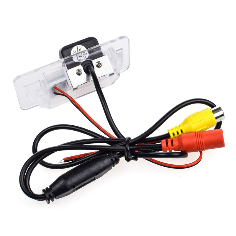 AHD/CVBS Car Rear/Front View Camera Fisheye Dynamic Trajectory Tracks Line & Vehicle Camera for BMW 3 E46 E90 E91 E92 5 E39 E60 E61 X5 E53 E70 & 170° Wide-Angle Backup Camera