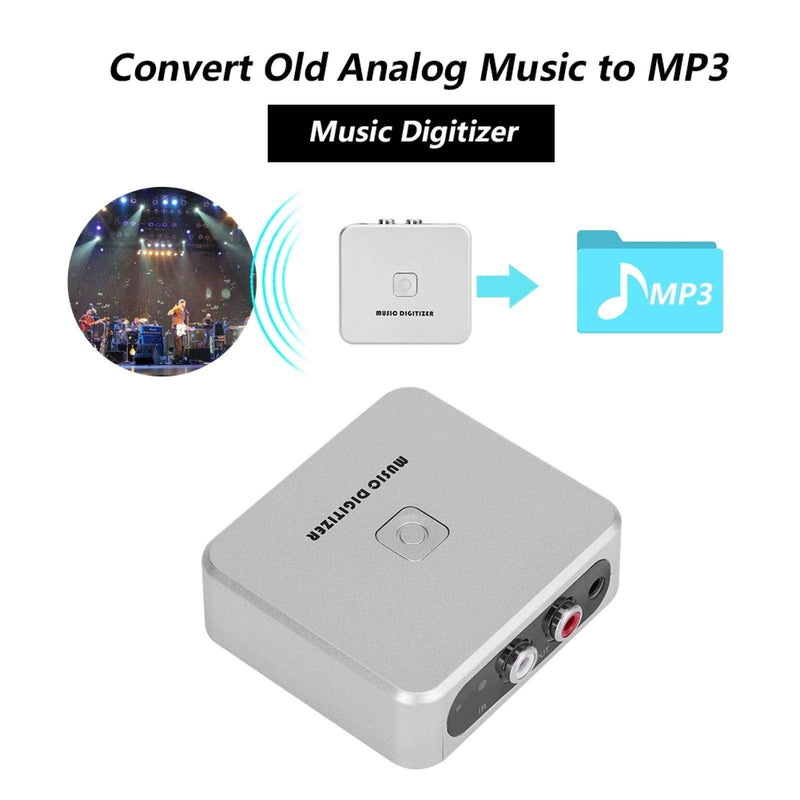 Multifunctional MP3 Digitizer Audio Capture Box Left Right Channels Music Digitizer Support U Disk SD Card