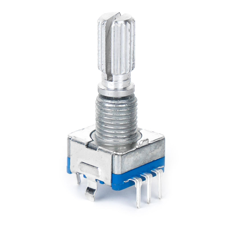 SCOOYUCK 5 pieces rotary encoder EC11 5 pin encoder module, 360 degree rotation angle sensor with push button 1