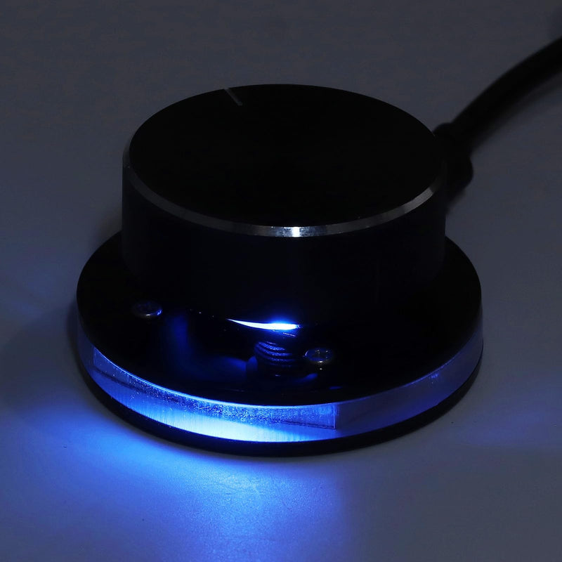 Dpofirs USB Volume Control, Multimedia Sound Controller Knob, with RGB Light, PC Volume Control Knob, with One Key Mute Function, Type C External Media Adjustment Controller