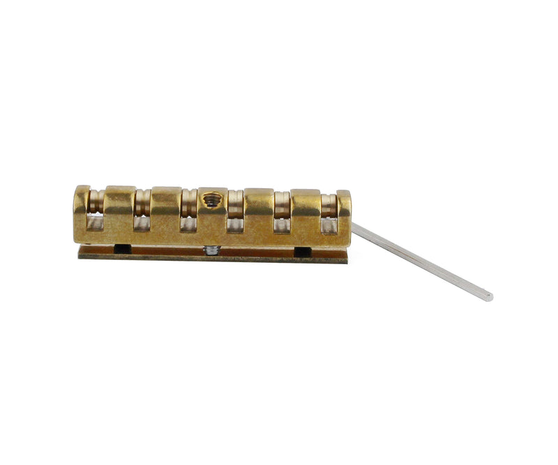 Guyker Height Adjustable 43mm Brass Roller Guitar Nut Replacement Compatible with Les Paul LP SG Style Electric Guitars