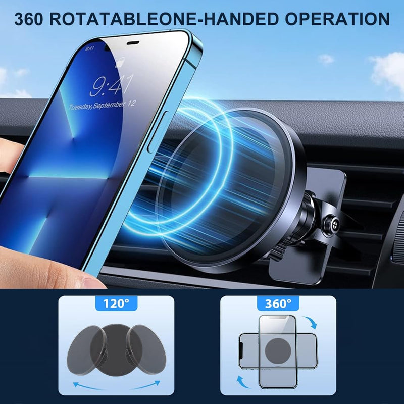 Kyostar Car Phone Holder Compatible with 2022-2023 Honda Civic Accessories 9" Touchscreen Air Vent Screen Fixed Clip Cell Phone Mount Hands-Free 360 Degree Rotation