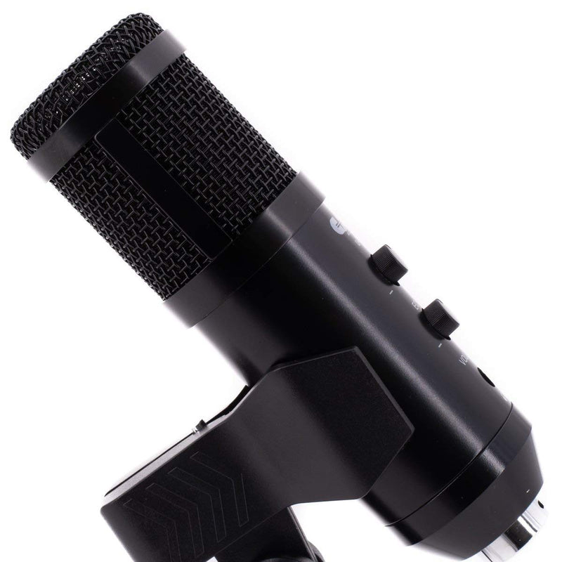 [AUSTRALIA] - CAD Audio U49 USB Large Format Side Address Studio Microphone with Headphone Monitor and Echo,Black 