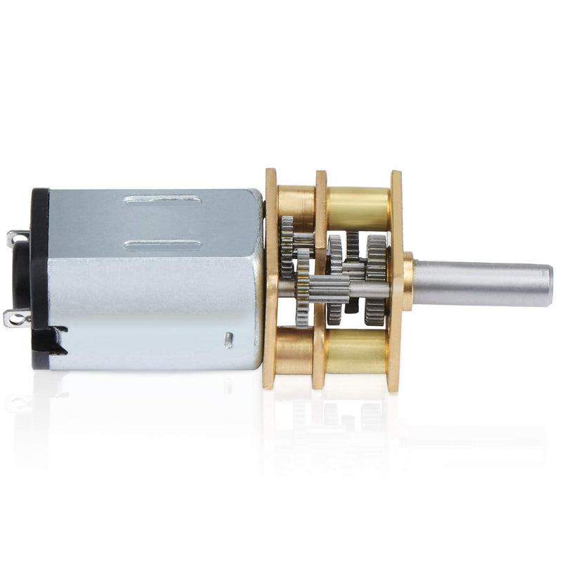 WiMas DC 6 V 30 RPM Micro Gear Motor, Mini Short Shaft Torque Gear Motor, for RC Car Robot Model DIY Motor, Pack of 3