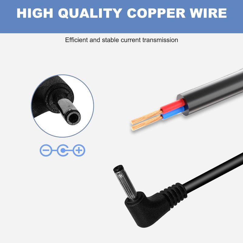 9.8FT - Power Cord Compatible with Cobra Radar Detector RAD 480i, 350, 380, 450 Laser Speed Detector for Car Replacement Charging Cable