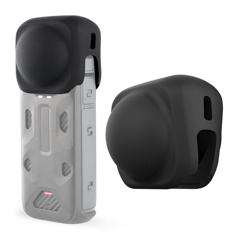 FitStill Protection Accessories Kit Only for Insta 360 X4 Optical Tempered Glass Screen Protector(2 PCS)+Rubber Lens Cap+Silicone Rubber Protective Case+Silicone Support Base Mount Insta 360x4 Accessory