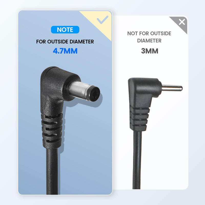 Anina 6.5ft USB Power Cord Cable with 4.7mm Diameter for Onyx Stratus Sirius XM Radio, 5V Charger Connector for PowerConnect Receiver SXDPIP1 XDPIV1 XAPV2 XMP3i LV1 SADV2 XAPV2 SXIV1 SXDV3 Cradle Dock