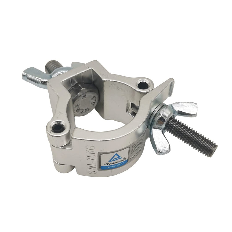 [AUSTRALIA] - Stage Light Clamp aluminum mounting 1-1/4 to 1-3/8inch Truss Clamps Heavy Duty 165lbs Dj Lighting Clamps/Hooks Fit Pipe OD 32-35mm F24 for O Clamp LED Par Light Moving Head (4) 