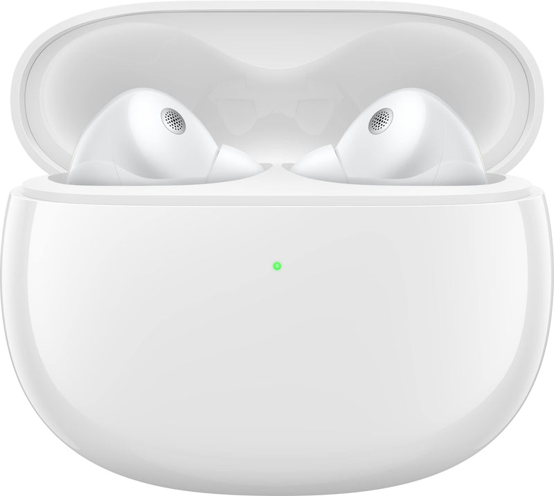 Xiaomi Buds 3, Up to 40dB ANC, 3 ANC Modes, Dual Transparency Modes, Dual-Magnetic Dynamic Driver, Hi-Fi Sound Quality, 32 Hours Battery Life, IP55 Dust and Water Resistance, Wireless Charging, White