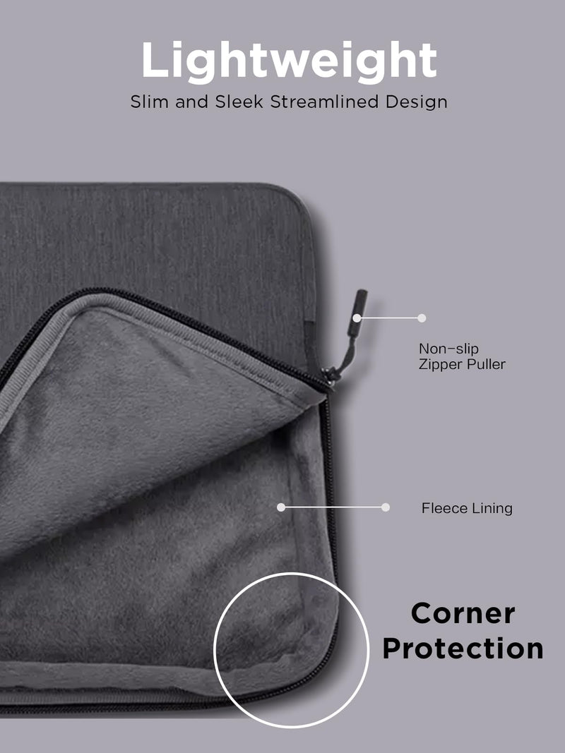 Lenovo Urban Laptop Sleeve 14 Inch for Laptop/ Notebook/Tablet Compatible with MacBook Air/Pro Water Resistant - Charcoal Grey Urban Sleeve
