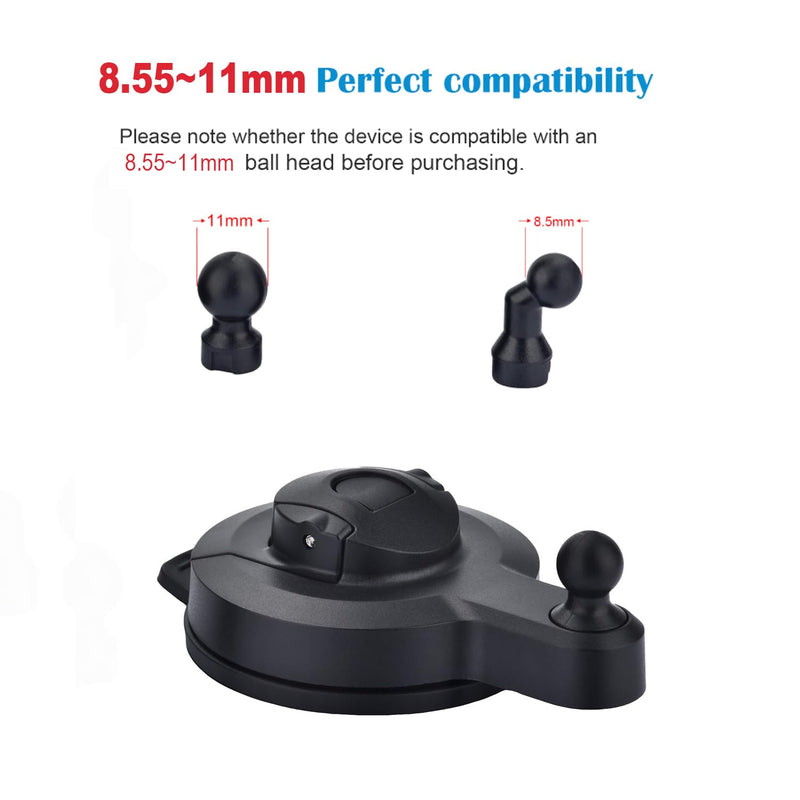 [AUSTRALIA] - Universal Suction Cup Mount， Compatible with Garmin Dash Cam 65w,66w,67w,Mini 3,X210,X310,Tandem,Speak+Mini 2 （010-12530-25） 