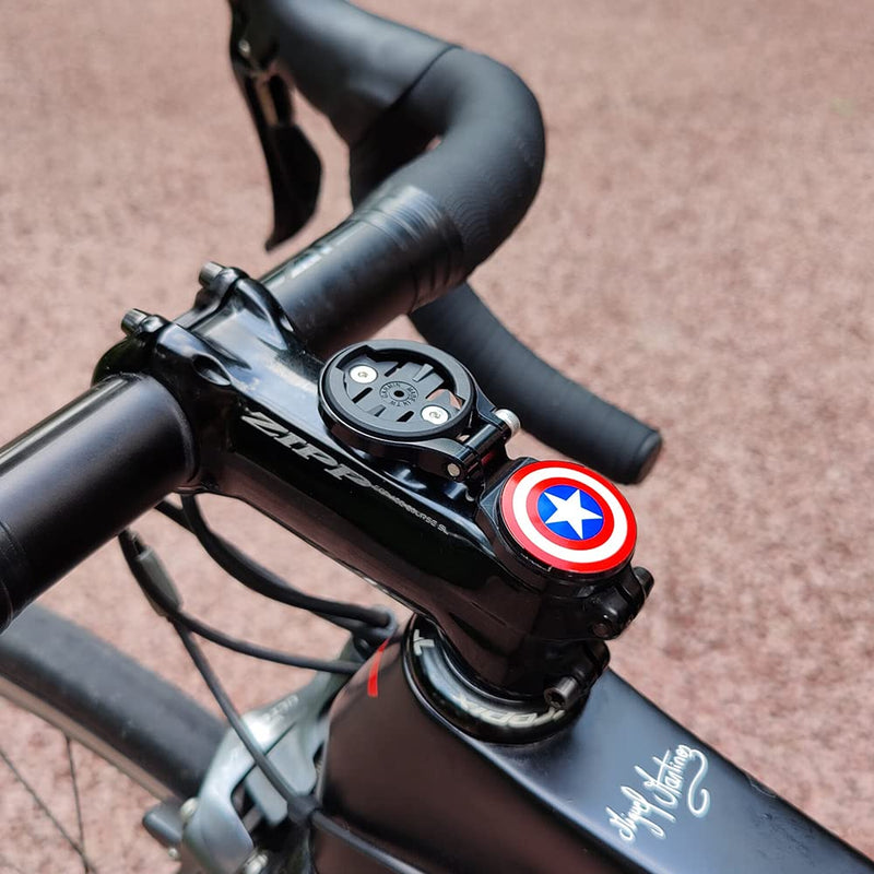 Out Front Road Mountian Bike Stem Handlebar Adjustable Mount for Garmin Edge Wahoo Elemnt Bryton Rider Stages Dash Hammerhead Karoo(Black) Black