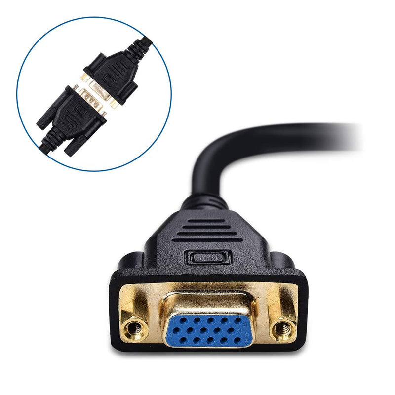 Cable Matters VGA Extension Cable (VGA Cable Male to Female) - 10 Feet, Not Regular VGA Cable