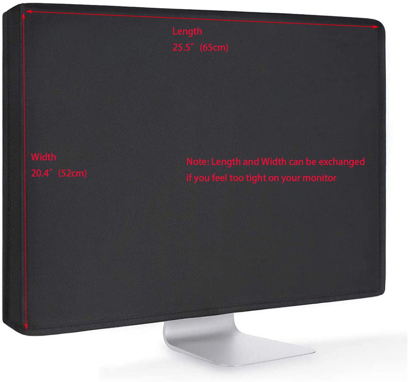 Covering All Ports Computer Gaming Monitor Dust Cover 26 - 27 Inch, Universal Monitor Jackets for Desktops Gaming PC Computer Monitor Dust Covers Compatible for iMac 27 inch
