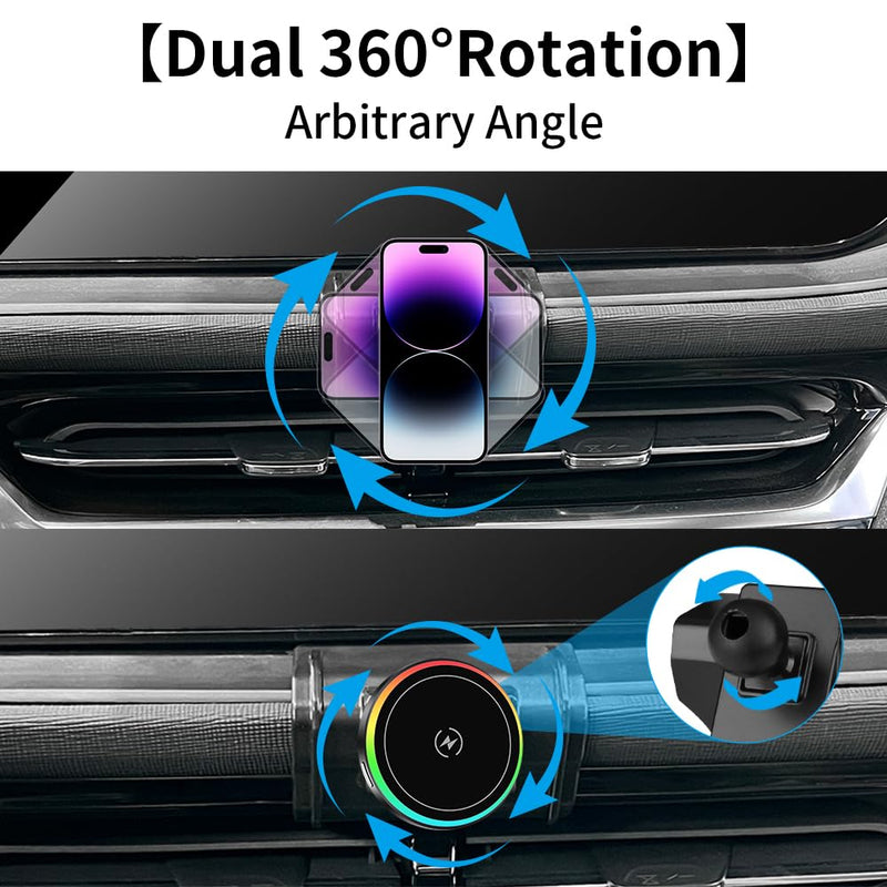 Car Magnetic Phone Mount for Buick Envista 2024 2025 2026 Auto Interior Accessories Best Cellphone Holder Fast 15W Wireless Charger Cell Phones Charging Screen Stand Vehicle Accessory