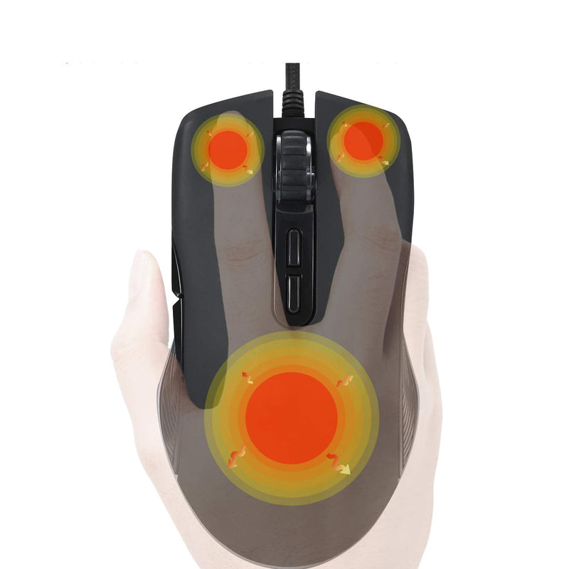 ValueRays USB C Heated Mouse Pro, All Type-C Device Computer Port, Mouse Hand Warmer (Includes ONE Standard USB Adapter) New 2020 Design!