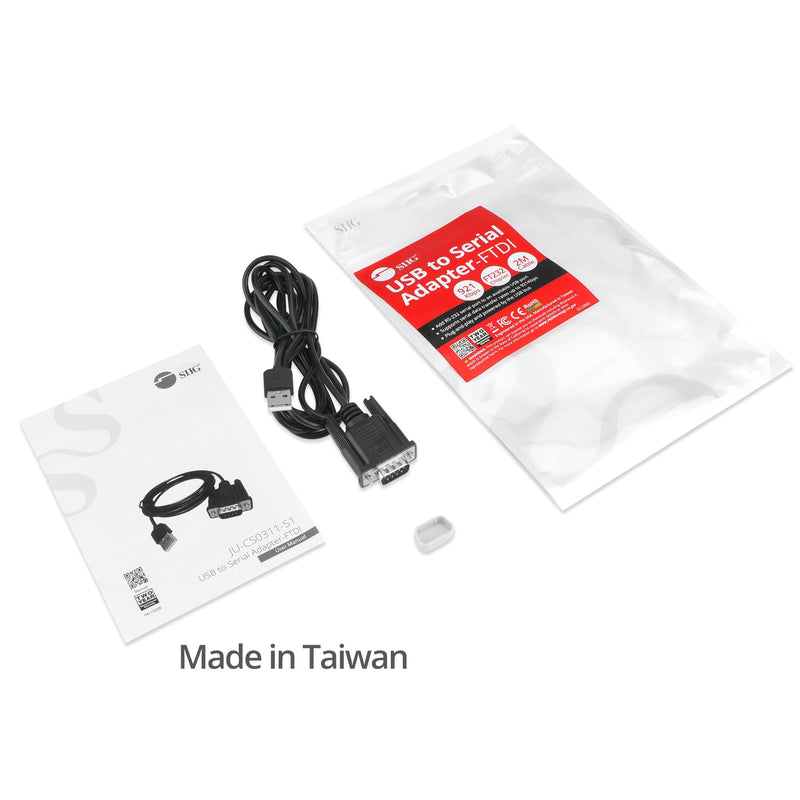 USB to RS-232 Serial Adapter Cable | Connect legacy serial equipment at up to 921Kbps; ESD protection and Windows/Mac support reduce deployment issues.