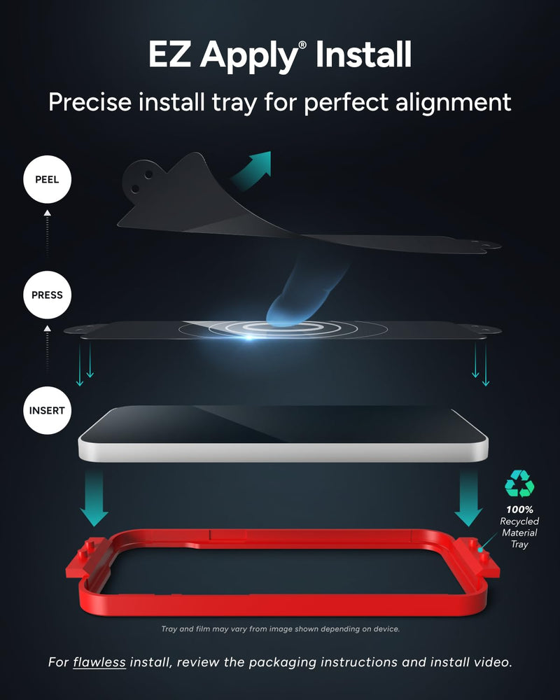 ZAGG InvisibleShield Fusion 360 Fitbit Ace LTE Screen Protector - All-Around Impact Protection with Flexible Hybrid Screen and Bezel Bumper Guard