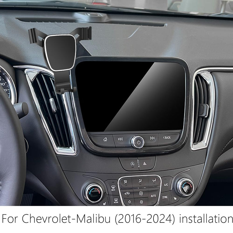 Car Phone Holder for Chevy Chevrolet Malibu 2016 2017 2018 2019 2020 2021 2022 2023 2024 2025 Auto Accessories Navigation Bracket Interior Decoration Screen Mobile Cell Phone Mount case for Chevrolet Malibu 2016-2025