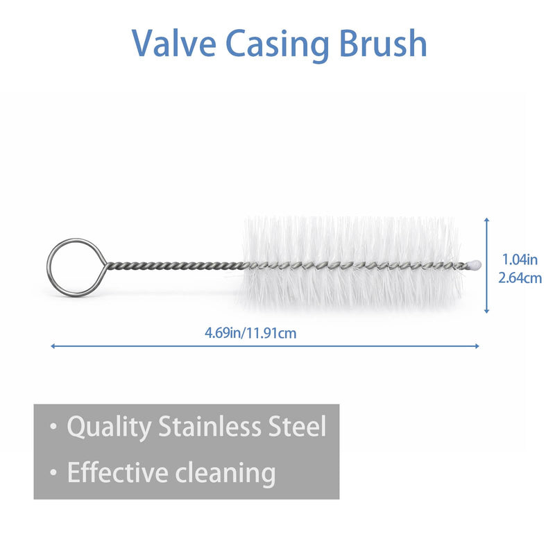 Trumpet Cleaning Kit – Complete Trumpet Care Cleaning Kit with Valve Oil, Slide Grease, Brushes & Cloth for Instrument Care Students Band