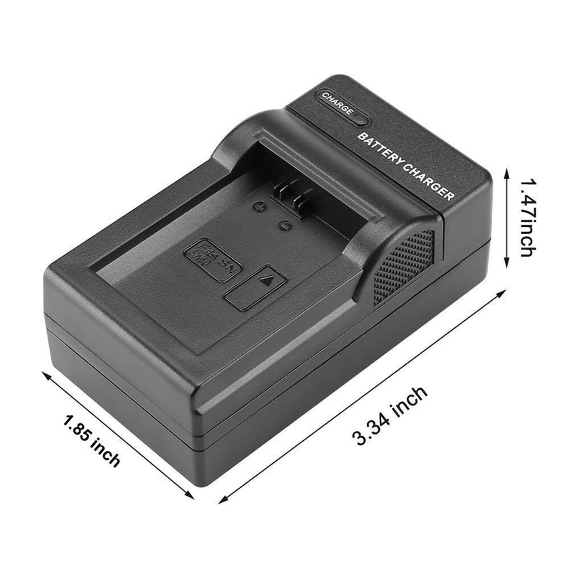 2 Pack NB-6L/NB-6LH Battery and Charger kit Compatible with Canon PowerShot SX540 HS, SX530 HS, SX520 HS, SX510 HS, SX500 HS, SX170 is,SX700 HS, SX710 HS,SX610 HS, SX600 HS, S120, D30, S90