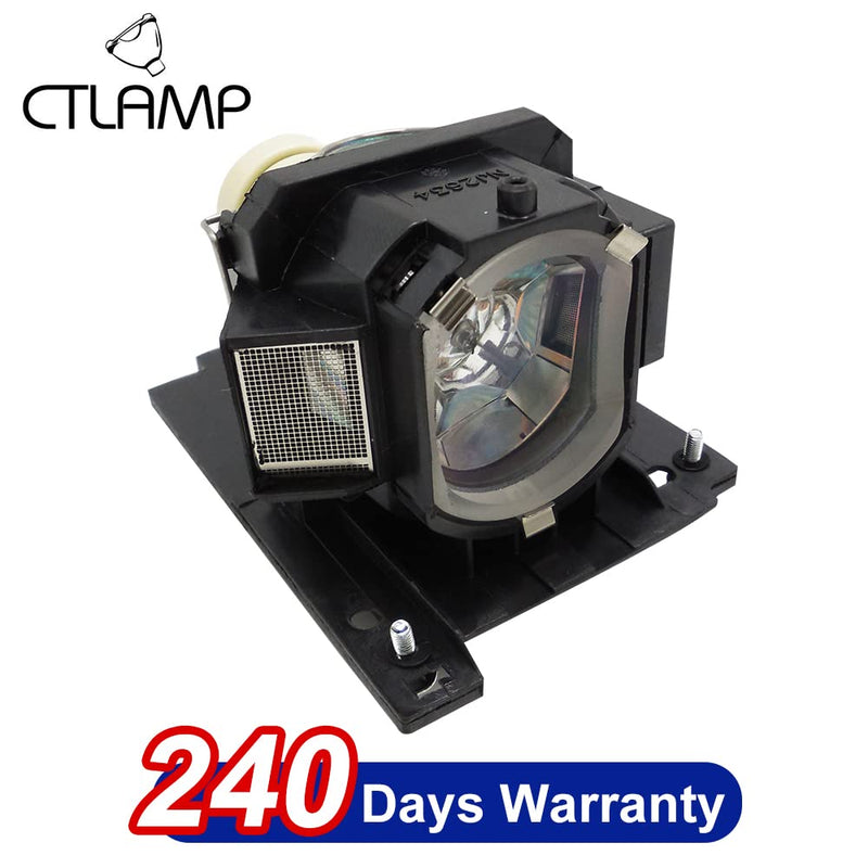 CTLAMP A+ Quality DT01021 / 456-8755J / 78-6972-0008-3 Replacement Projector Lamp/Bulbs with Housing Compatible with HITACHI CP-X2010 / CP-X2510 / CP-X2010N / CP-X2011 / CP-X2011N / CP-X2510N
