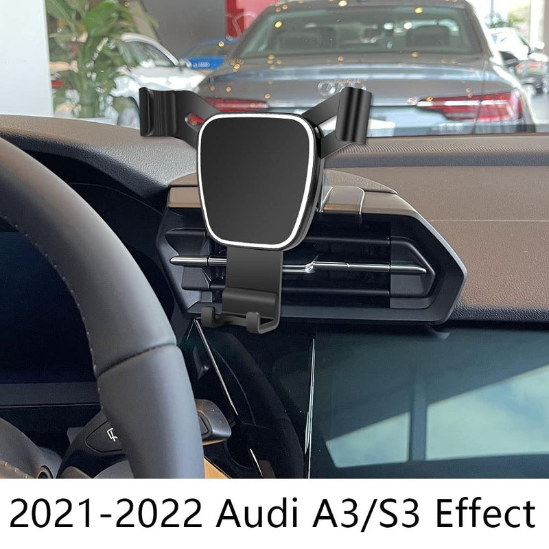 Car Phone Holder for Audi A3 S3 RS3 2021 2022 2023 2024 2025 2026 Auto Accessories Navigation Bracket Interior Decoration Mobile Cell Phone Mount For Audi A3 2021-2026