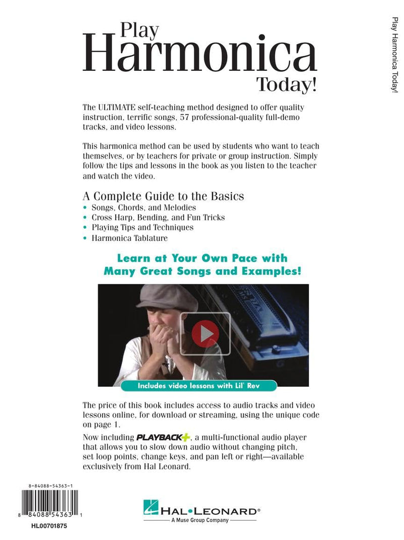 Play Harmonica Today! Beginner's Pack: Level 1 Book/Online Audio/DVD Pack (Beginner's Packs)