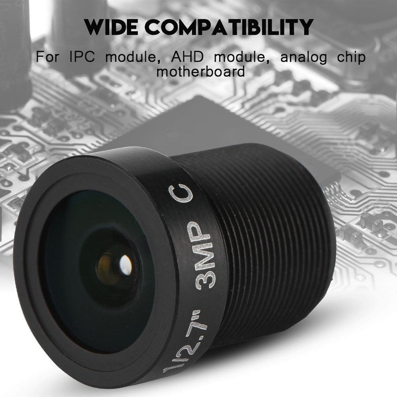 Sonew 2.8mm Lenses Kits for CCTV Cameras Security Camera 3 Million Pixels 1/3'' IR CCTV Lens 5-Layer Prism Lens for Network Camera