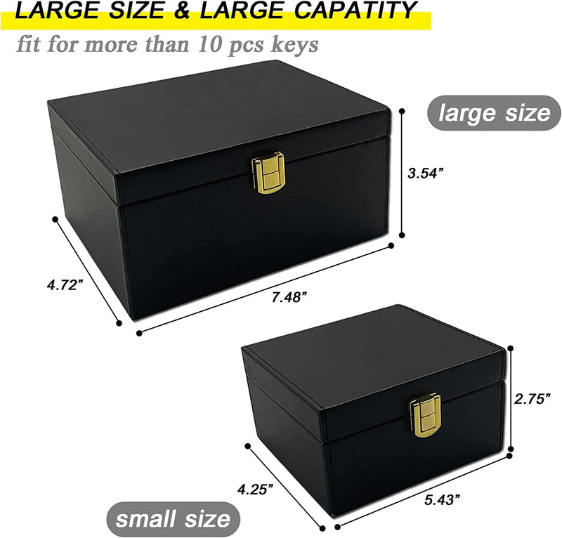 briidea Faraday Key Fob Protector Box, RFID Signal Blocking Box, Faraday Box Signal Blocking Shielding Box for Car Key (L) Capacity(>12keys)