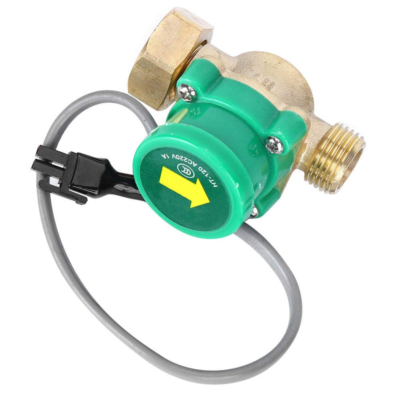 220V Water Pump Flow Sensor Booster Pump Switch Brass Pipeline Switch Electronic Pressure Automatic Control Tap