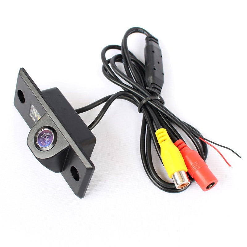 HD Color CCD Waterproof Vehicle Car Rear View Reversing Backup Camera for VW Golf Variant MK4 MK5 Santana Tiguan Touareg Polo Jetta Passat Sharan Bora Skoda Scirocco Fabia Porsche Cayenne 0418=77mm*32mm