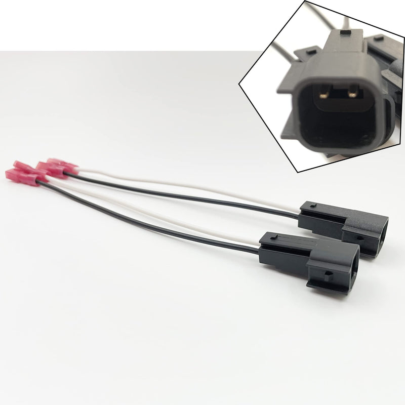 2 Pack 72-5600 Speaker Harness Replacement for Ford Speaker Wire Harness Adapter Replacement for Ford F150 F250 Escape Mustang Lincoln Mercury Mazda Speaker Wiring Harness Adapter 2