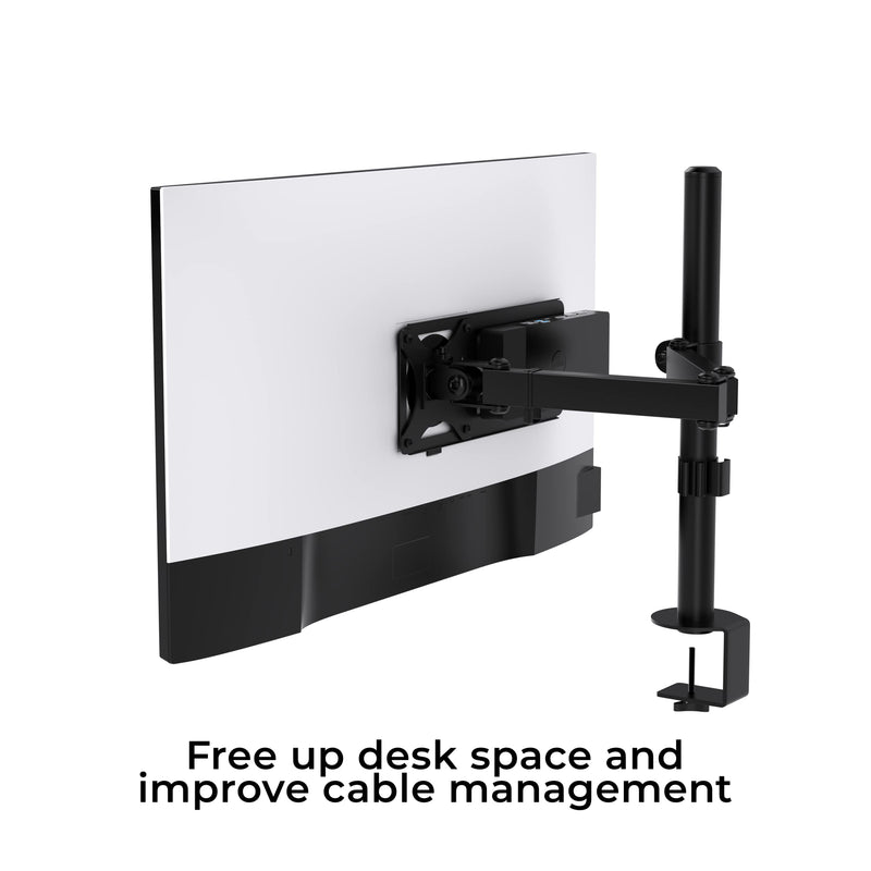 HumanCentric Monitor Arm VESA Mount Extension for Dell Docking Station | Fits WD19, WD19TB, WD19DC, WD15, Adapter for Dell Docking Station Arm Bracket, Compare MK15 Mount Kit, Extension Compatible