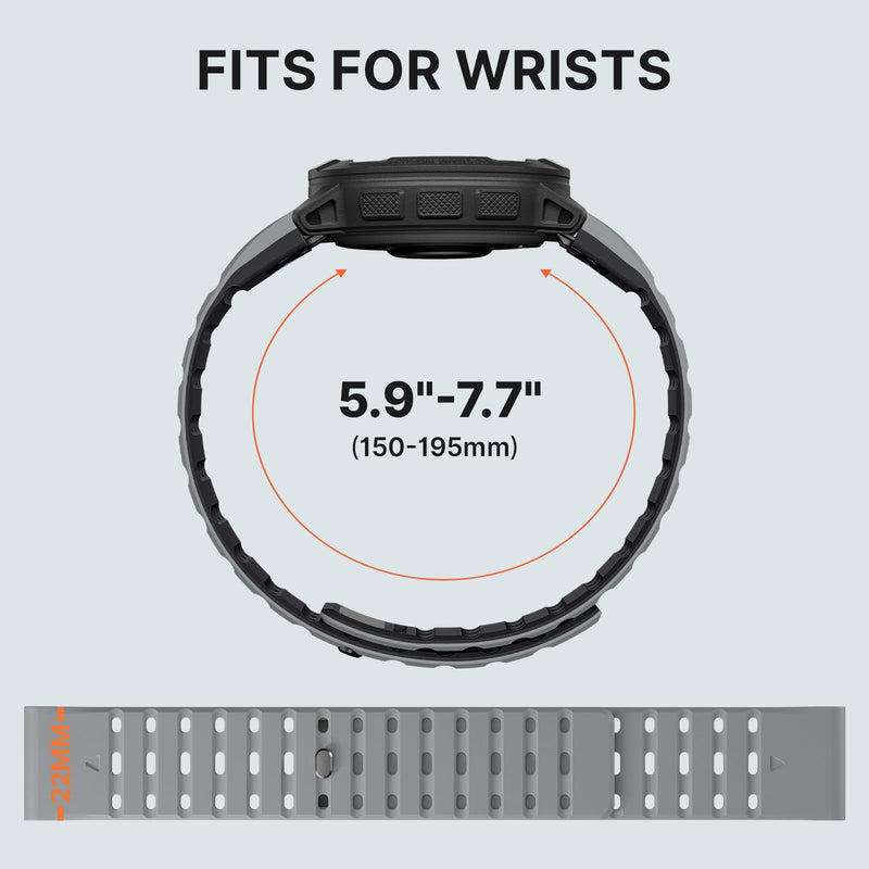Bandletic Magnetic Bands Compatible with Garmin Watch 22mm
