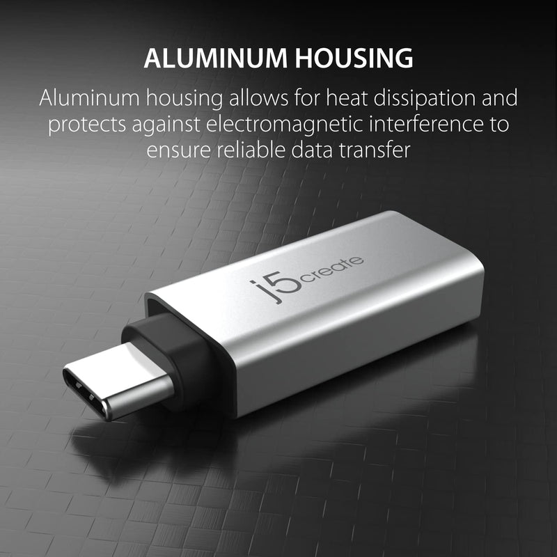 j5create USB Type-A to HDMI Display Adapter + USB C to USB Type-A Adapter (JUA254 + JUCX15X2)