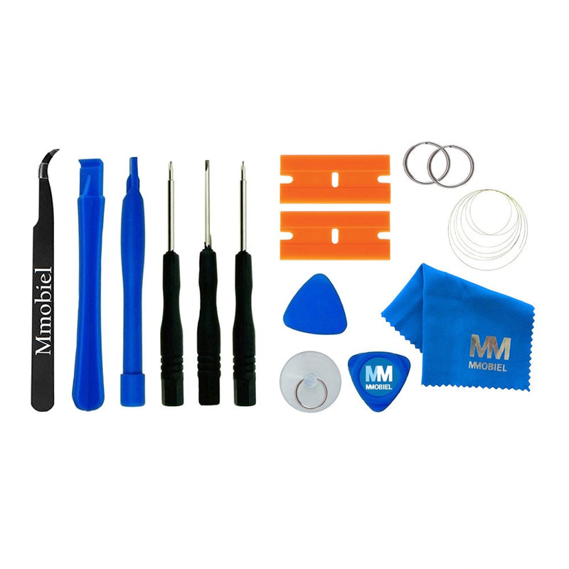 MMOBIEL Front Glass Repair Kit Compatible with Samsung Galaxy Note 10 Plus - 6.8 inch 2019 - Lens Screen Replacement Repair Kit - Incl. Toolkit - Black