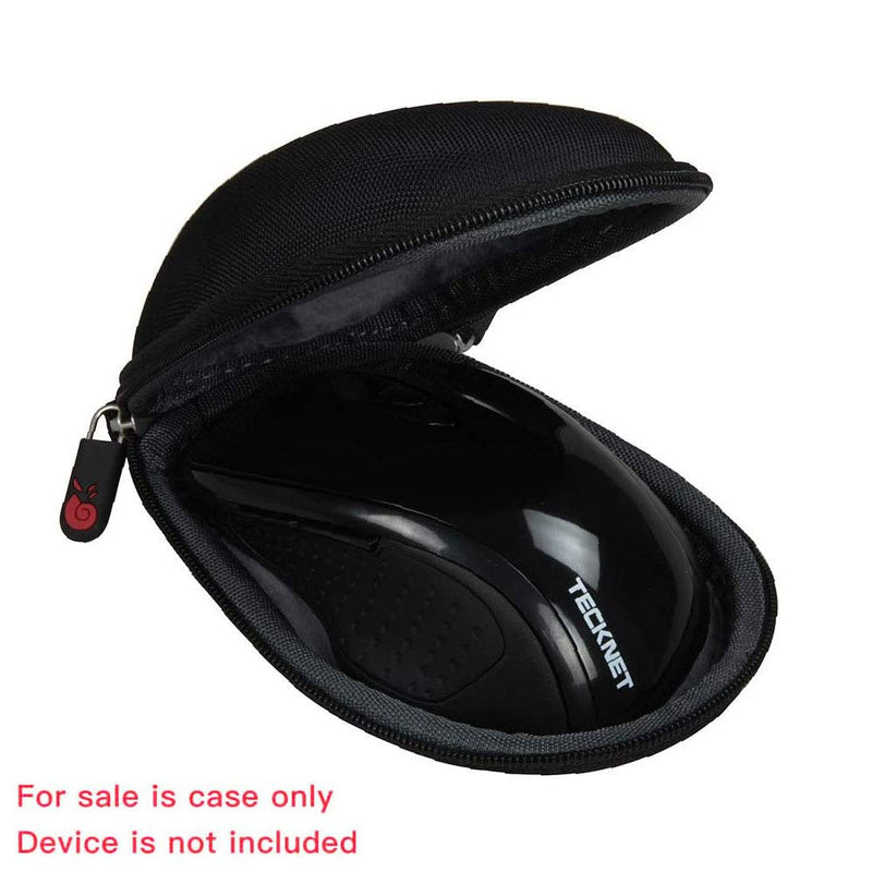 Hermitshell Hard Travel Case for TeckNet Pro 2.4G / TeckNet 2600DPI Bluetooth Wireless Mouse (Black) Black