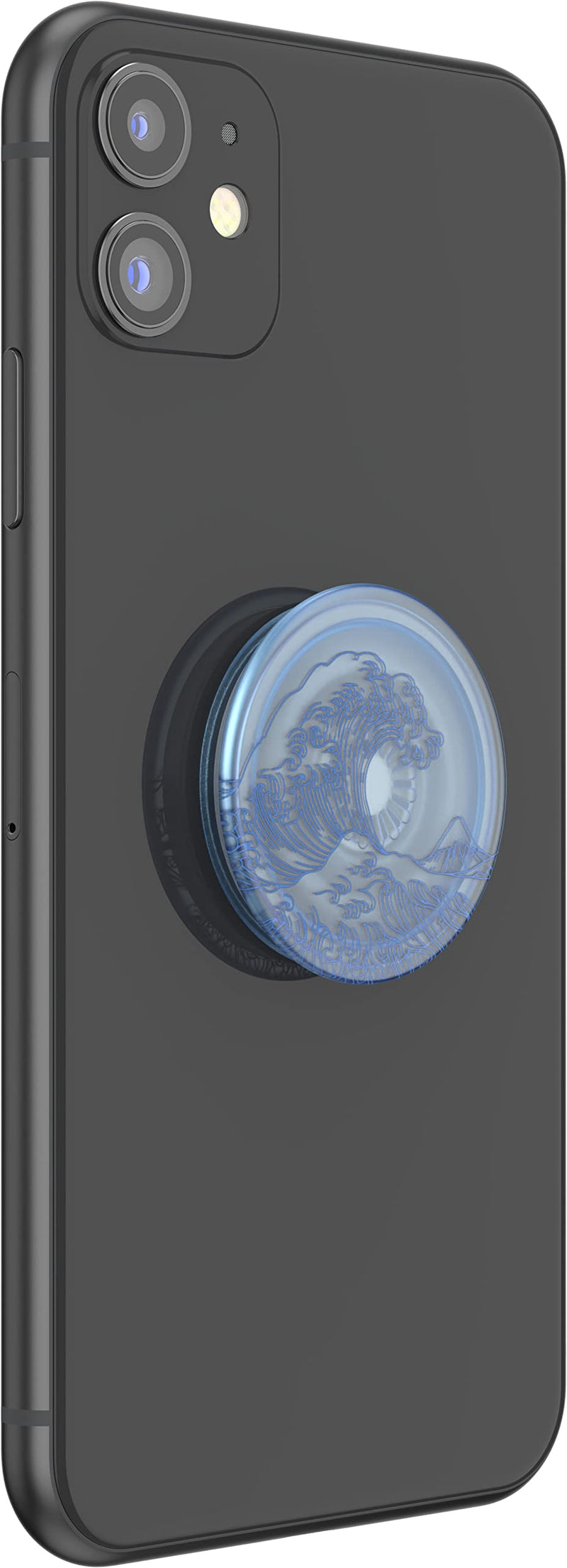 PopSockets Plant-Based Phone Grip with Expanding Kickstand, Eco-Friendly PopSockets for Phone -Translucent Ocean