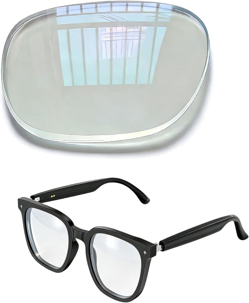 IOOIOO Ai Smart Glasses nearsighted or bluelight Blocking for Chat GPT Google Geminfor Men Women, Real time Chat Realtime face-to-face Translation, Hands-Free Calling Meetings Hiking SPH: -2.5