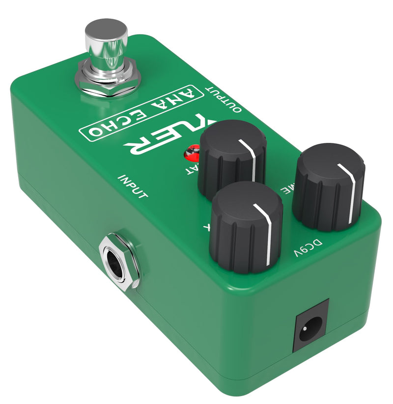 ANA Echo, Guitar Effects Pedal, Mini Single Type, True Bypass, DC 9V, for Electric Guitar and Bass