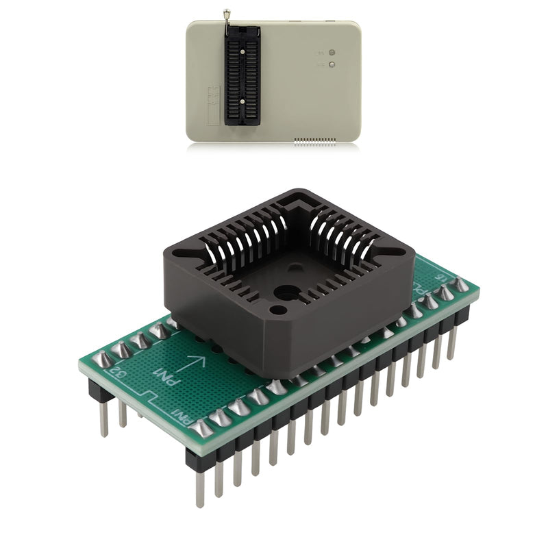 OTOTEC 4 Stück PLCC32 auf DIP32 Programmierer-IC-Adaptersockel Kompatibel mit Willem Kompatibel mit Xeltek für TL866 II Plus