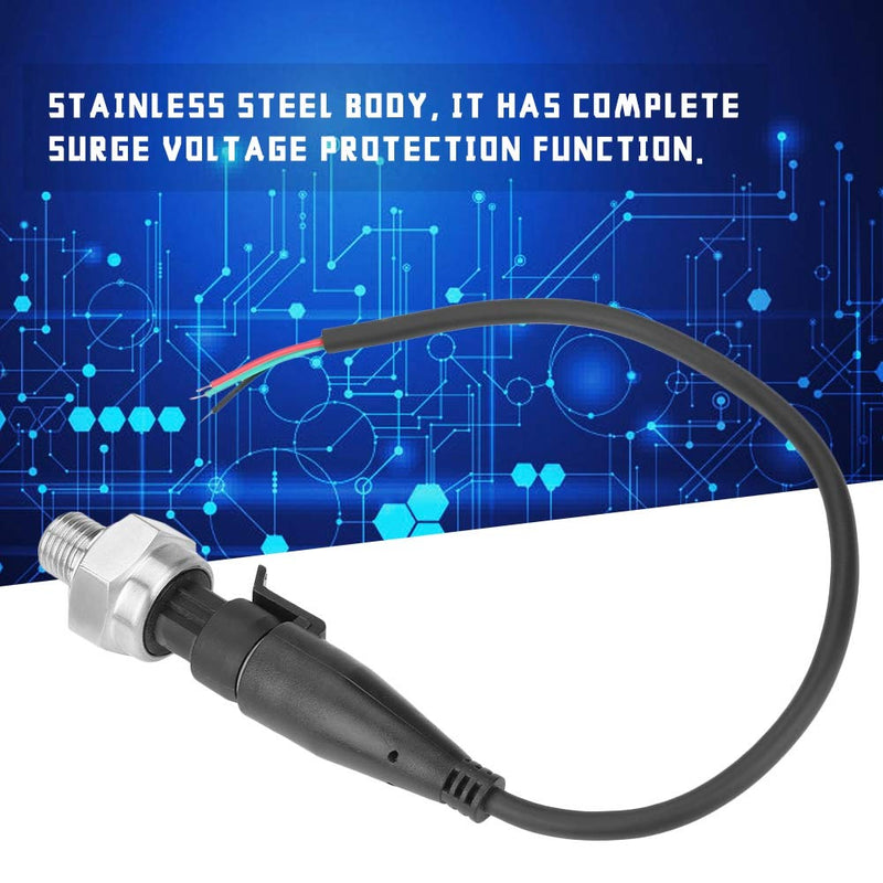 [AUSTRALIA] - G1/4" Sensor Input Transmitter Pressure Transducer 5V Output 0.5-4.5V/0-5V for Water, Fuel Oil, Gas and Water (0-150 PSI) 